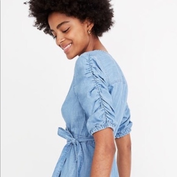 Robe En Denim Madewell Fit-and-flare - Taille 4, Neuve Avec étiquettes, Couleur Indigo Moyen